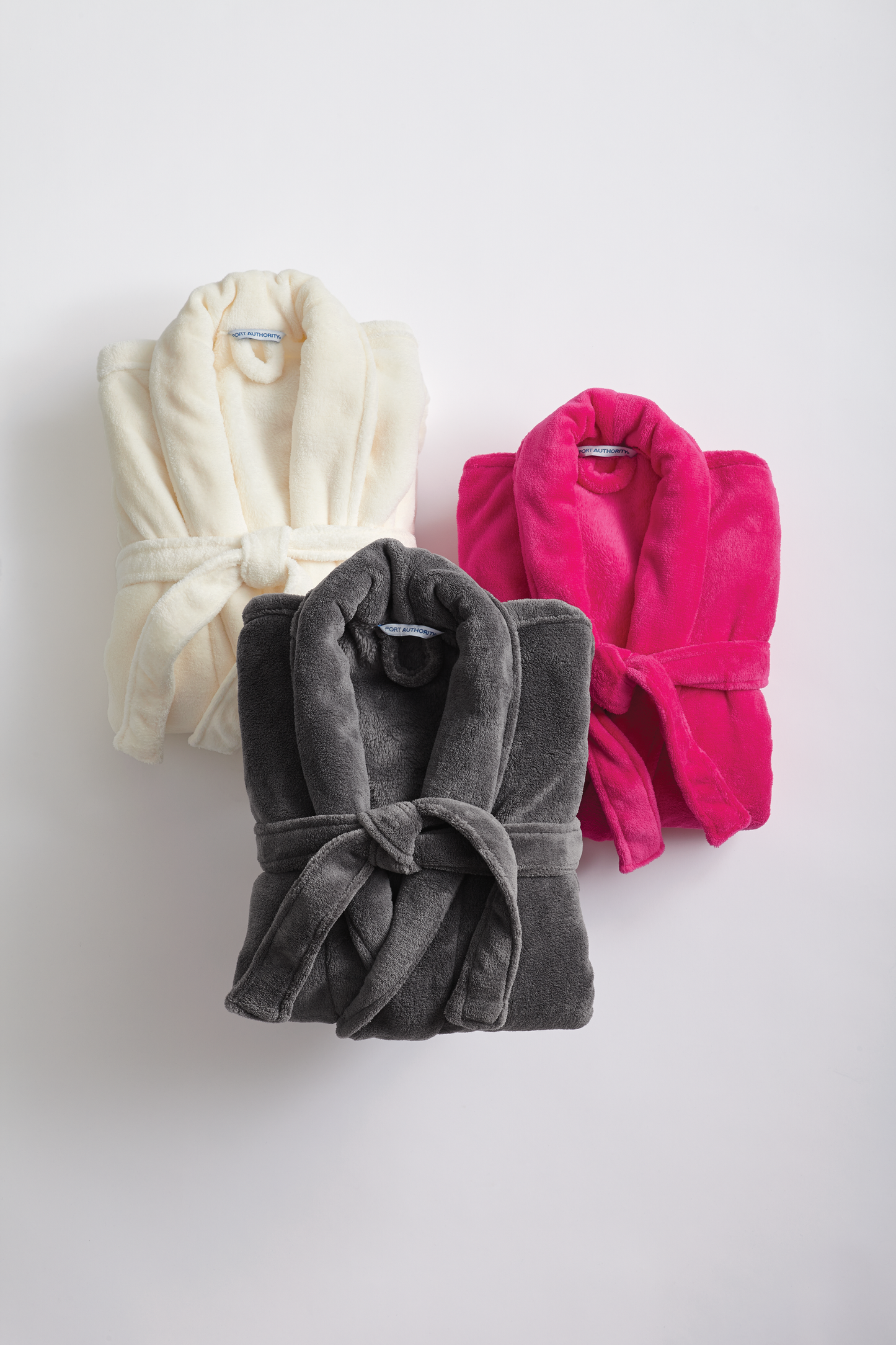 Plush Microfleece Shawl Collar Robe