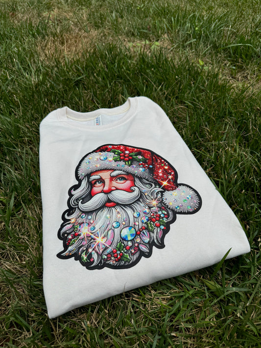 Fancy Santa CREWNECK Sweatshirt - PRE ORDER- Ends 7/28 at 9pm